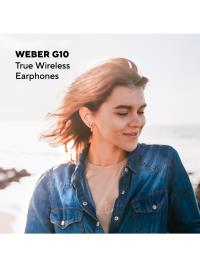 S-LİNK Weber G10 Beyaz Dokunmatik Kablosuz Bluetooth V5.1 TWS KULAKİÇİ Mikrofonlu Kulaklık